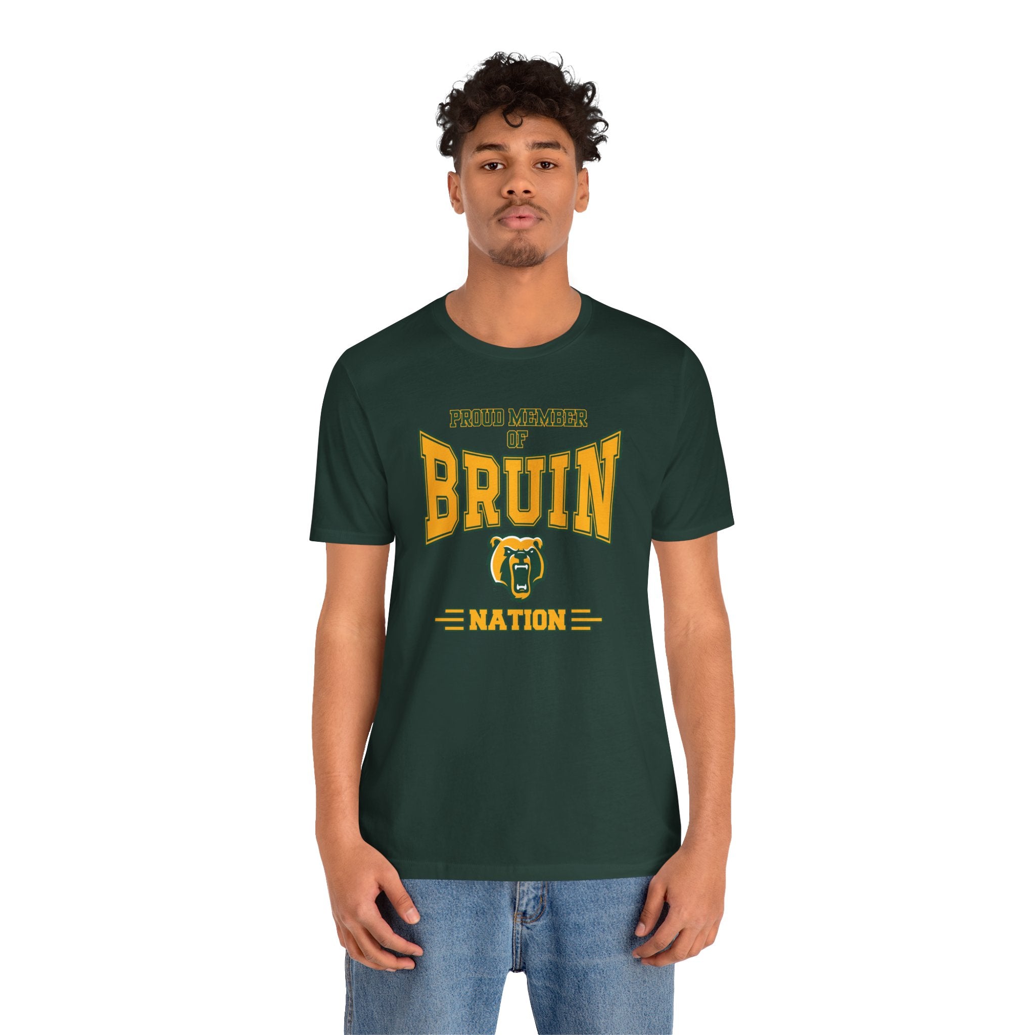 Adult Unisex Bruin Nation Graphic Short Sleeve Soft Tee