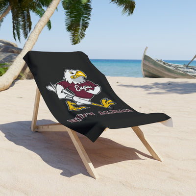 Vintage Fighting Eagle Beach Towel - New Albany Eagles