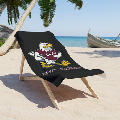 Vintage Fighting Eagle Beach Towel - New Albany Eagles