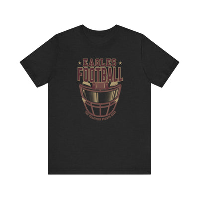 Adult Unisex Eagles Maroon Hype Helmet Graphic Short Sleeve Soft Tee