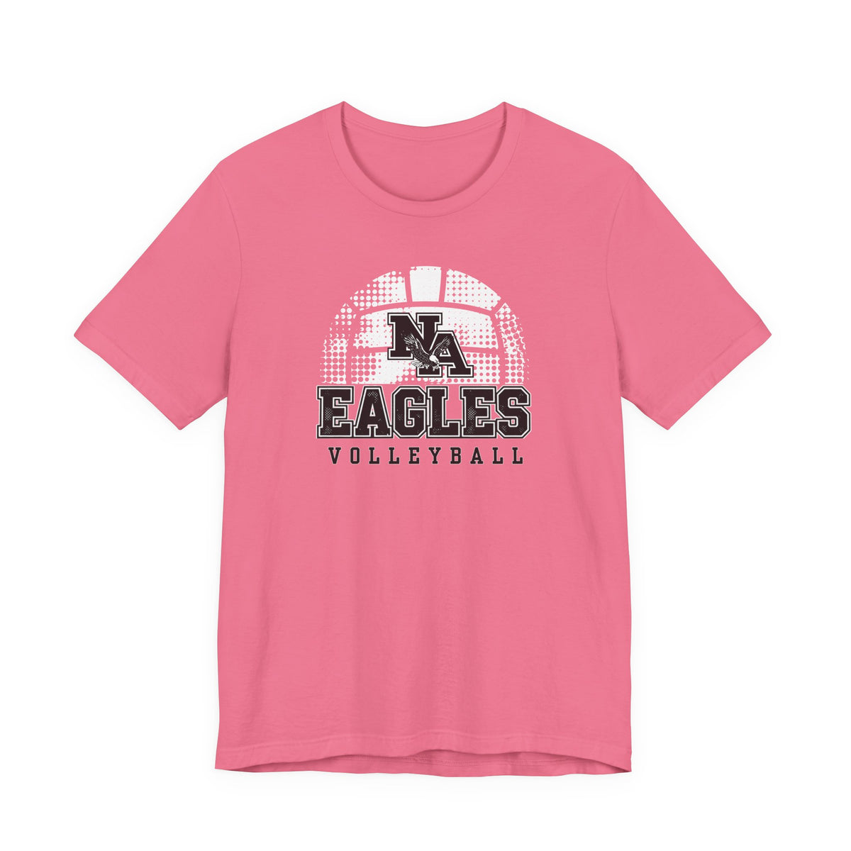 Adult Unisex New Albany Eagles Spike it Graphic Short Sleeve Soft Tee