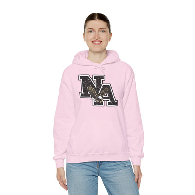 Adult Unisex Vintage Distressed Logo Graphic Hoodie  - Pink October