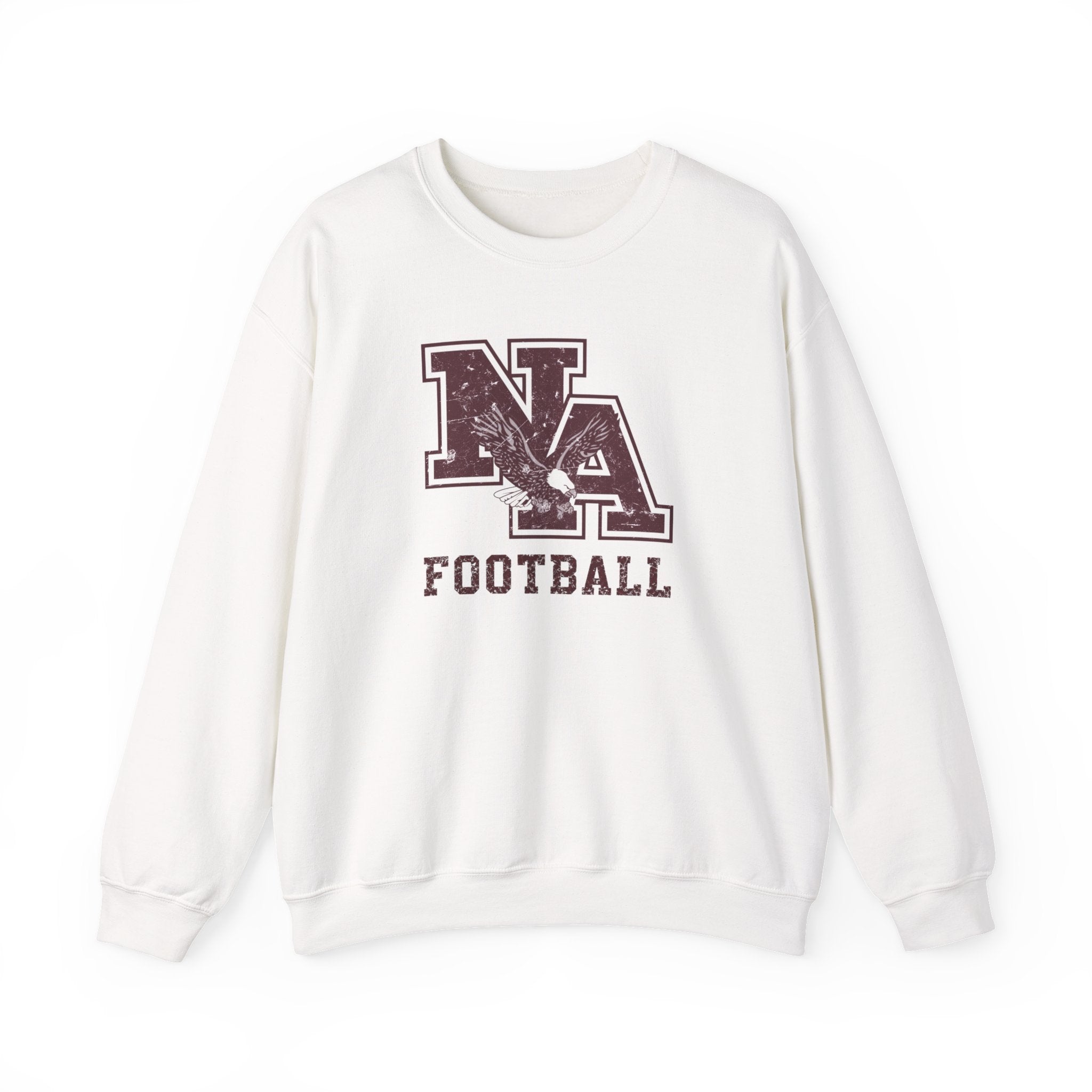 Adult Unisex New Albany Football Distressed Vintage Logo Graphic Sweatshirt