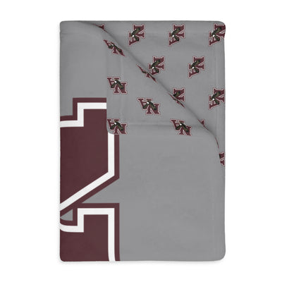 Classic Eagles Logo Band Super Soft Velveteen Microfiber Blanket (Two-sided print)