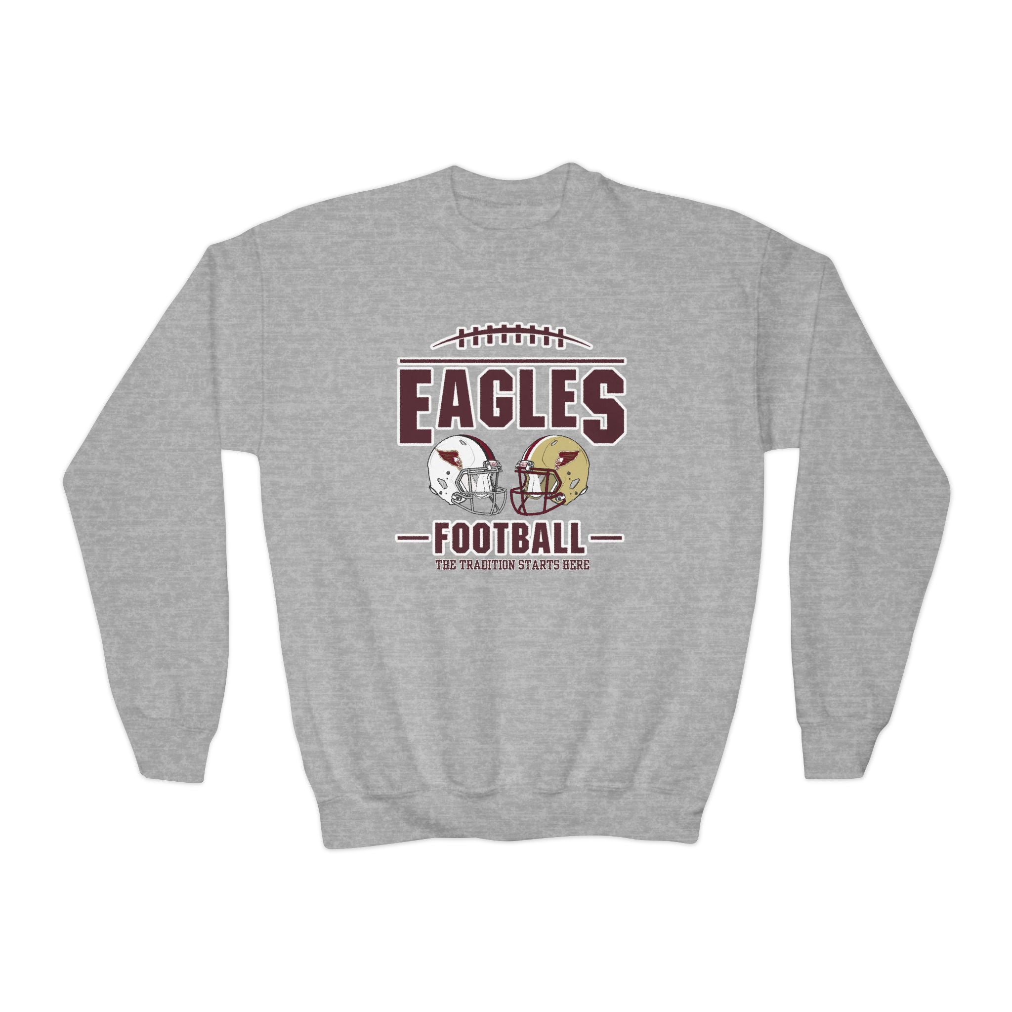 Youth Eagles Tradition Football Graphic Sweatshirt