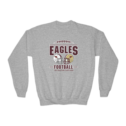 Youth Eagles Tradition Football Graphic Sweatshirt