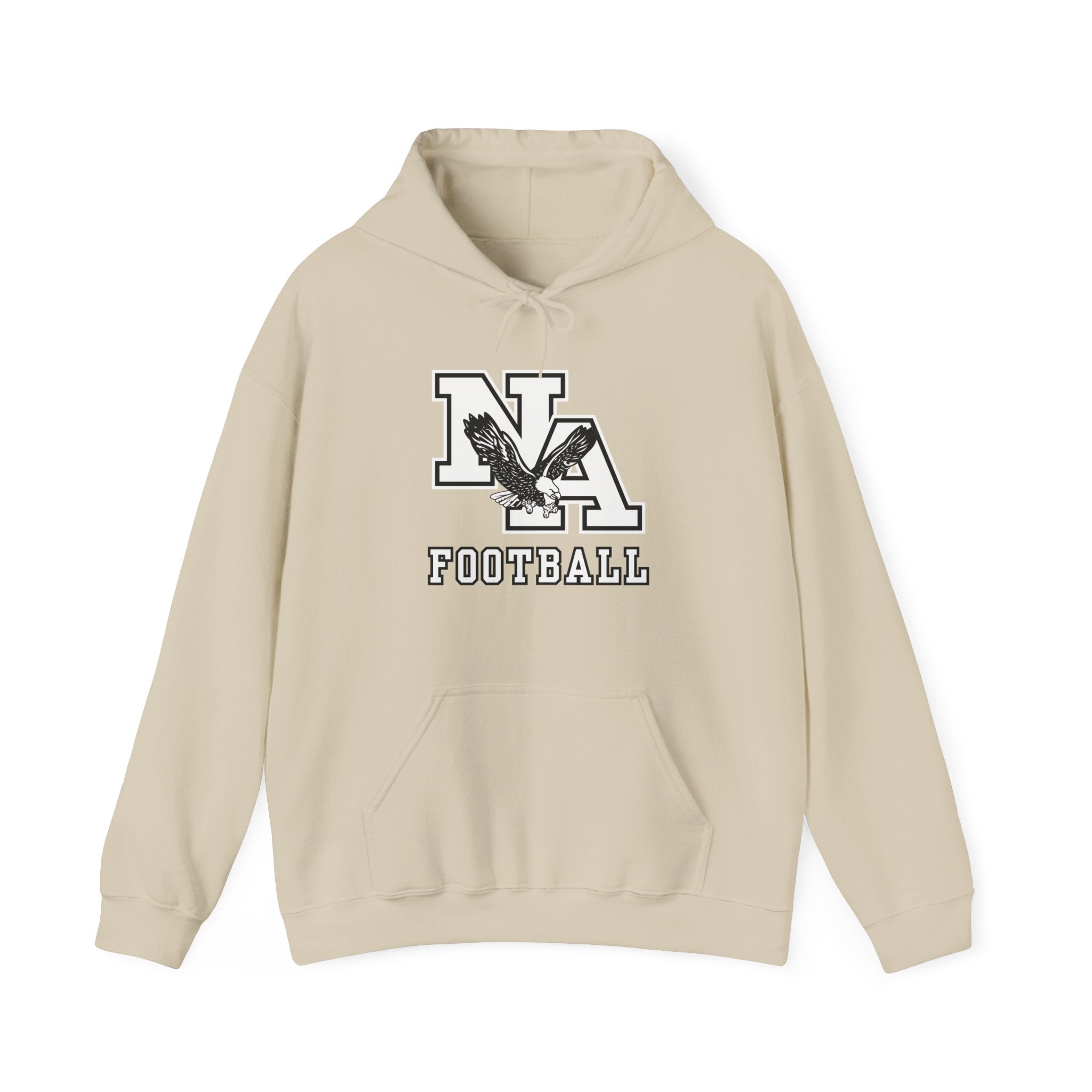 Adult Unisex Classic Logo White Football Graphic Hoodie
