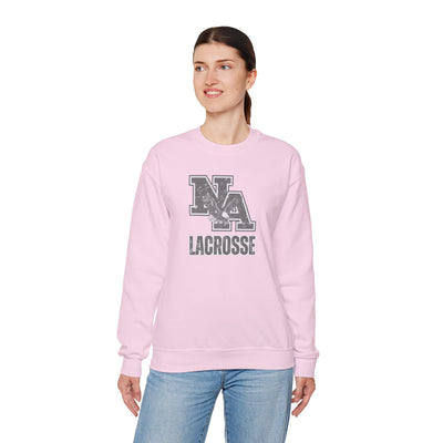 Adult Unisex Vintage Distressed Classic Logo Lacrosse Graphic Sweatshirt
