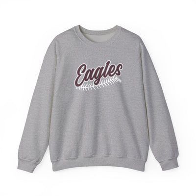 Adult Unisex New Albany Script Stitch Eagles Graphic Sweatshirt