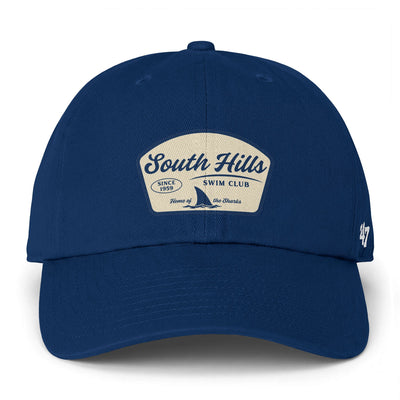 Adult Unisex South Hills Swim Club Home of the Sharks Graphic 47 Brand Clean Up Cap