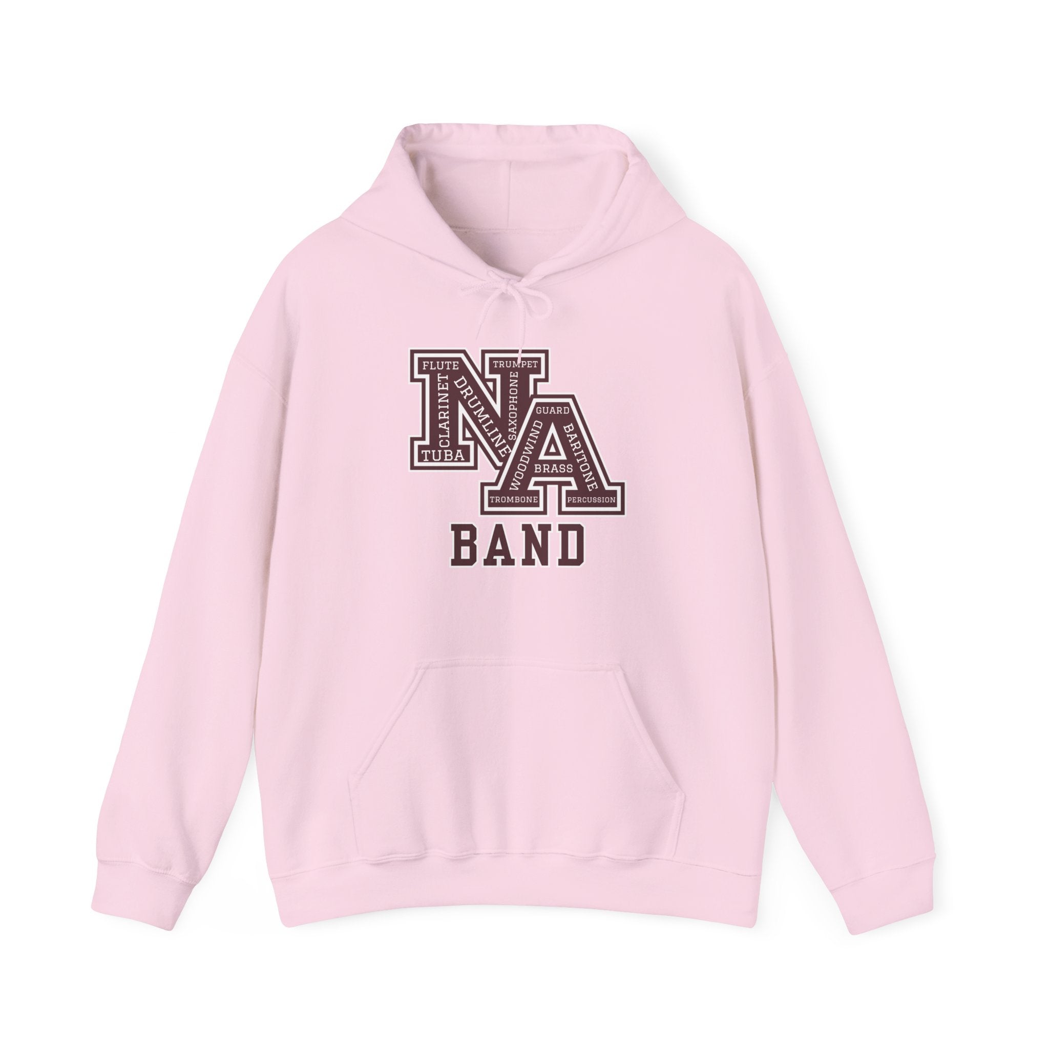 Adult Unisex New Albany Band Word Logo Graphic Hoodie