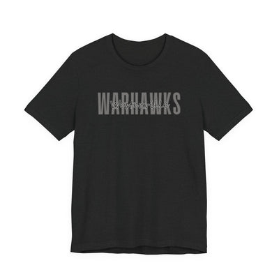 Adult Unisex Westerville Central Warhawks Spirit Script Graphic Short Sleeve Soft Tee