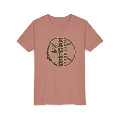 Youth Epic Eagle Softball Graphic Short Sleeve Soft Tee