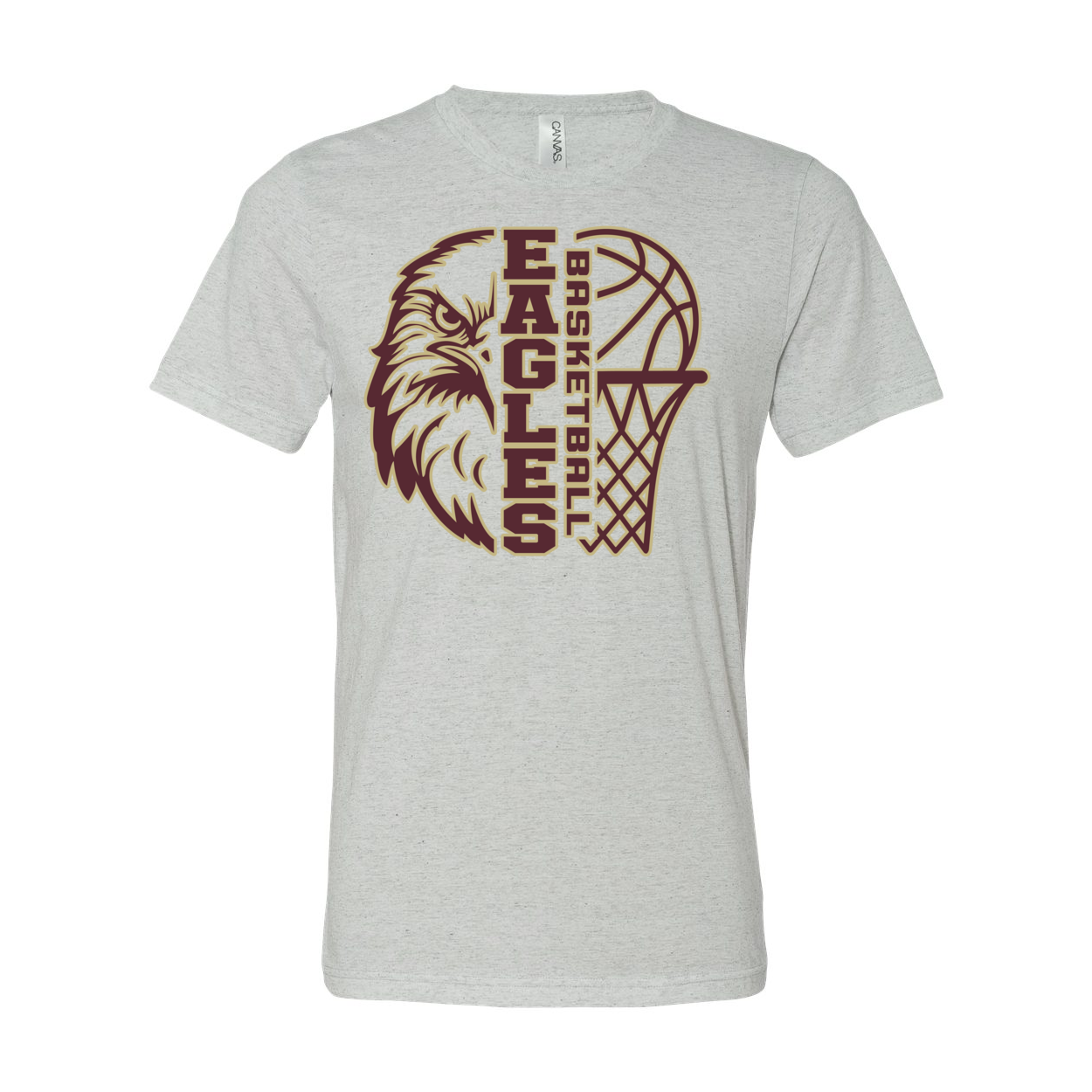 Adult Unisex Super Soft Epic Eagle Basketball Short Sleeve Graphic Tee