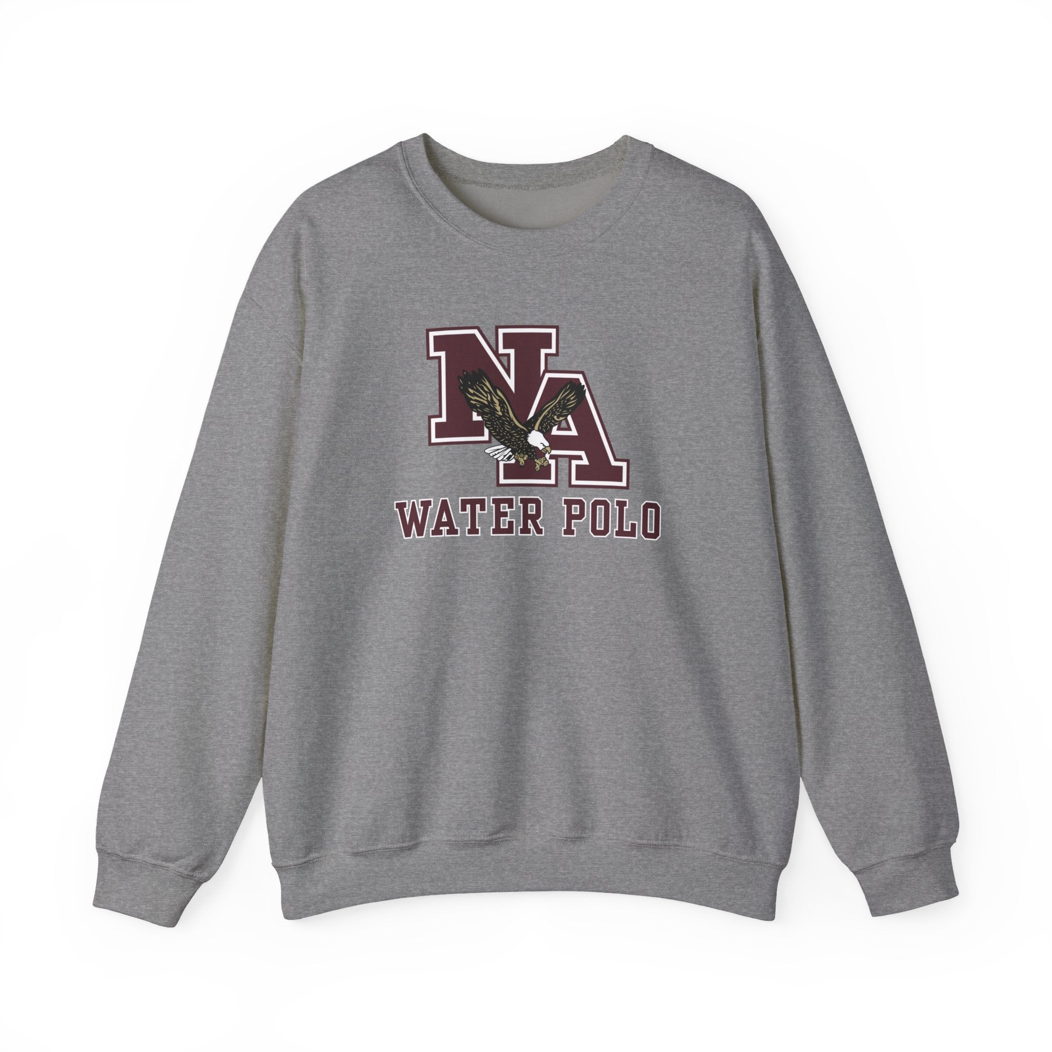Adult Unisex New Albany Water Polo Classic Maroon Logo Graphic Sweatshirt