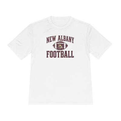 Adult Unisex New Albany Football Pride Graphic Sport-Tek Competitor Performance Tee