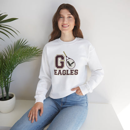 Adult Unisex Go Eagles Tennis Graphic Sweatshirt - New Albany Eagles