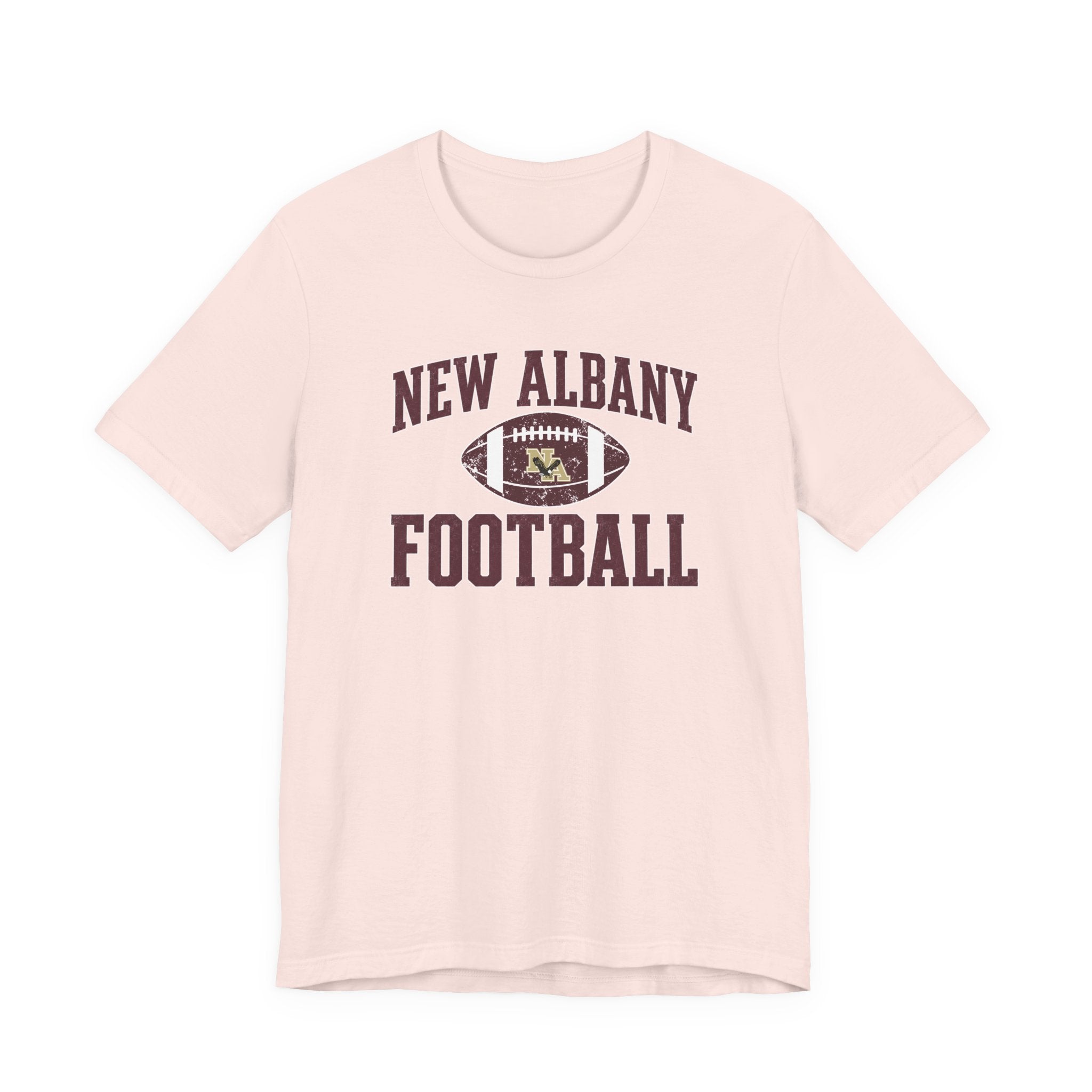 Adult Unisex New Albany Football Pride Graphic Short Sleeve Soft Tee