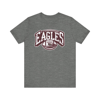 Adult Unisex New Albany Eagles Football Motion Graphic Short Sleeve Soft Tee