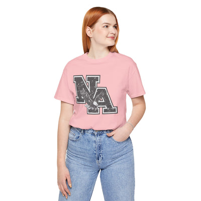 Adult Unisex Distressed Vintage Logo Graphic Short Sleeve Soft Tee