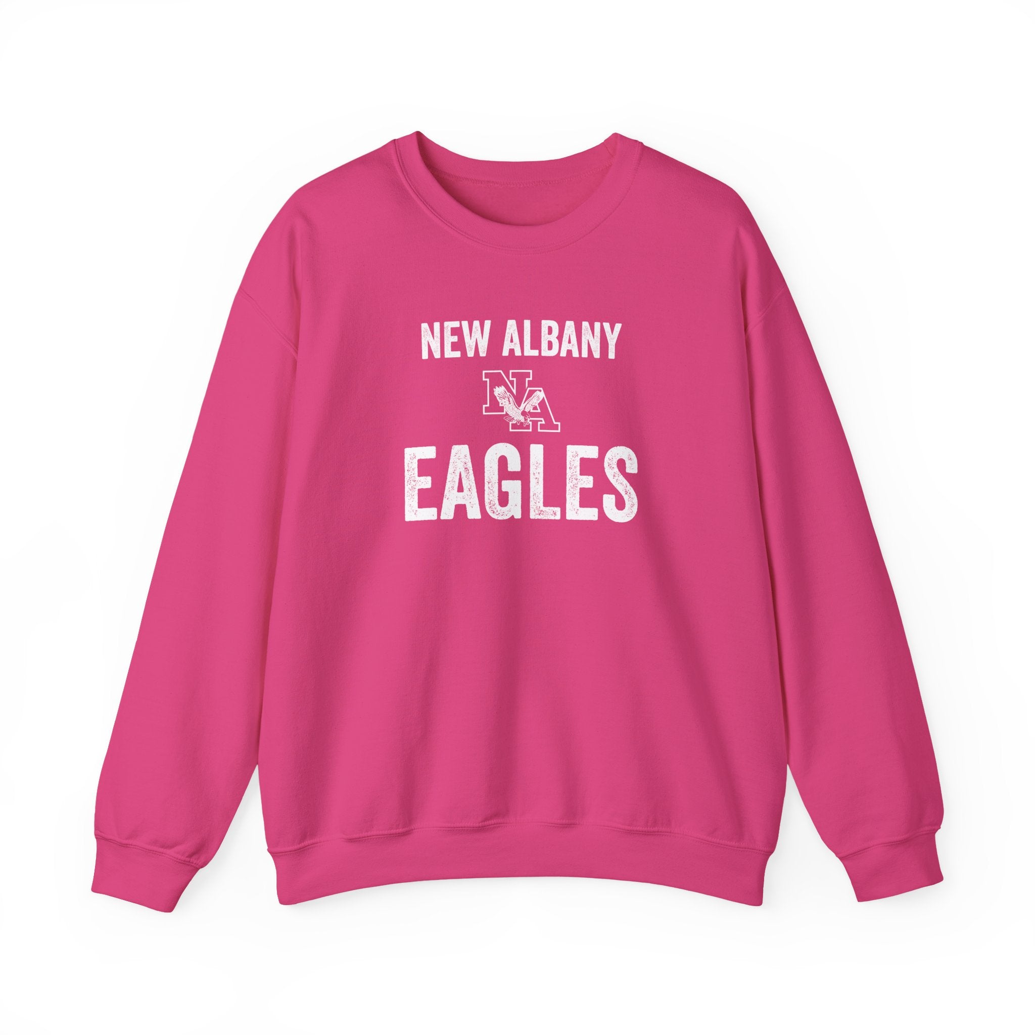 Adult Unisex Vintage Distressed New Albany Eagles Graphic Sweatshirt
