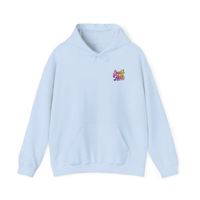 Adult Unisex South Hills Swim Club Sunset Script Graphic Hoodie