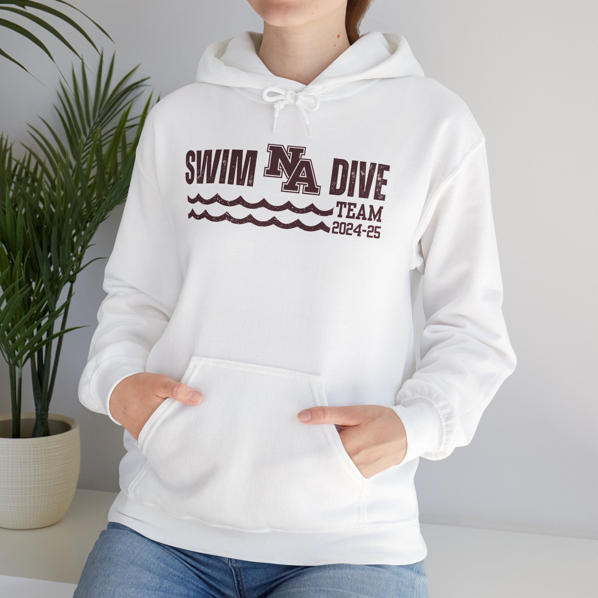 Adult Unisex Swim & Dive Winning Waves Graphic Hoodie