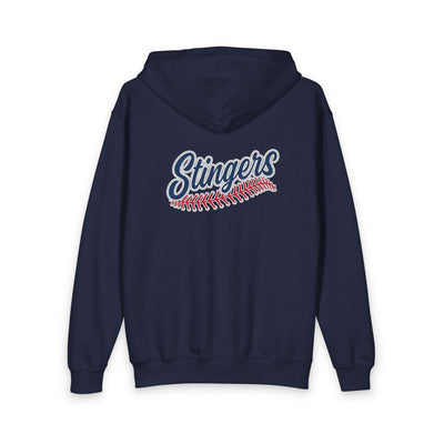 Youth Stingers Softball Graphic Full-Zip Hooded Sweatshirt Jacket