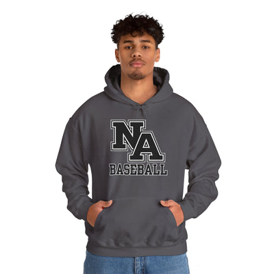 Adult Unisex Classic Black Logo Baseball Graphic Hoodie