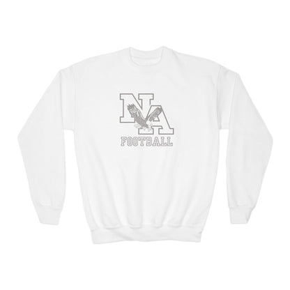 Youth New Albany Tonal Football Logo Graphic Sweatshirt