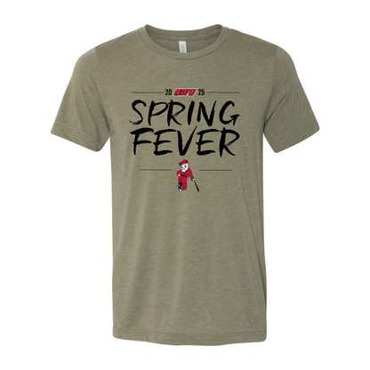 Adult Unisex OWU Spring Fever Baseball Graphic Short Sleeve Soft Tee - Ohio Wesleyan University