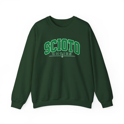 Adult Unisex Dublin Scioto Choirs Varsity Block Letter Graphic Sweatshirt