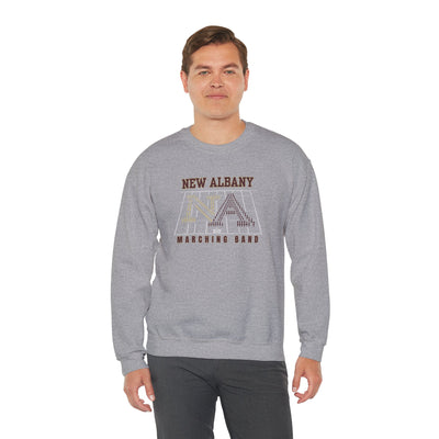 Adult Unisex New Albany Band Field Formation Graphic Sweatshirt