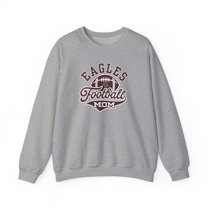 Adult Unisex Eagles Spirit Script Football Mom Graphic Sweatshirt