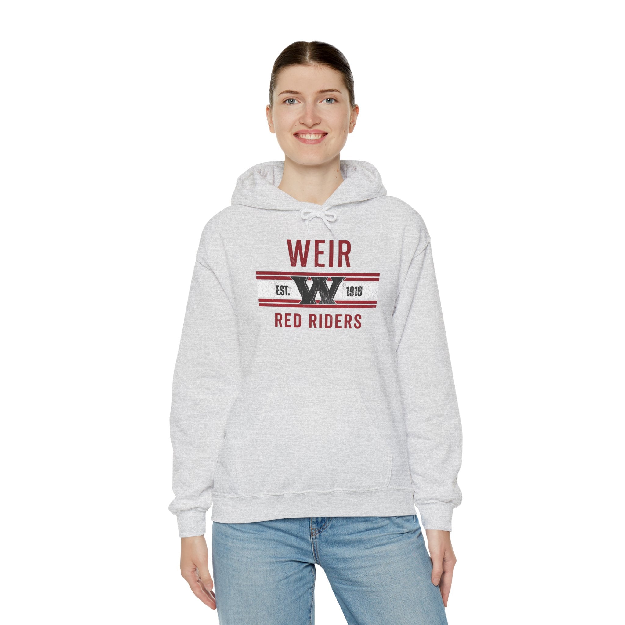 Adult Unisex Weirton Distressed Heritage Graphic Hoodie