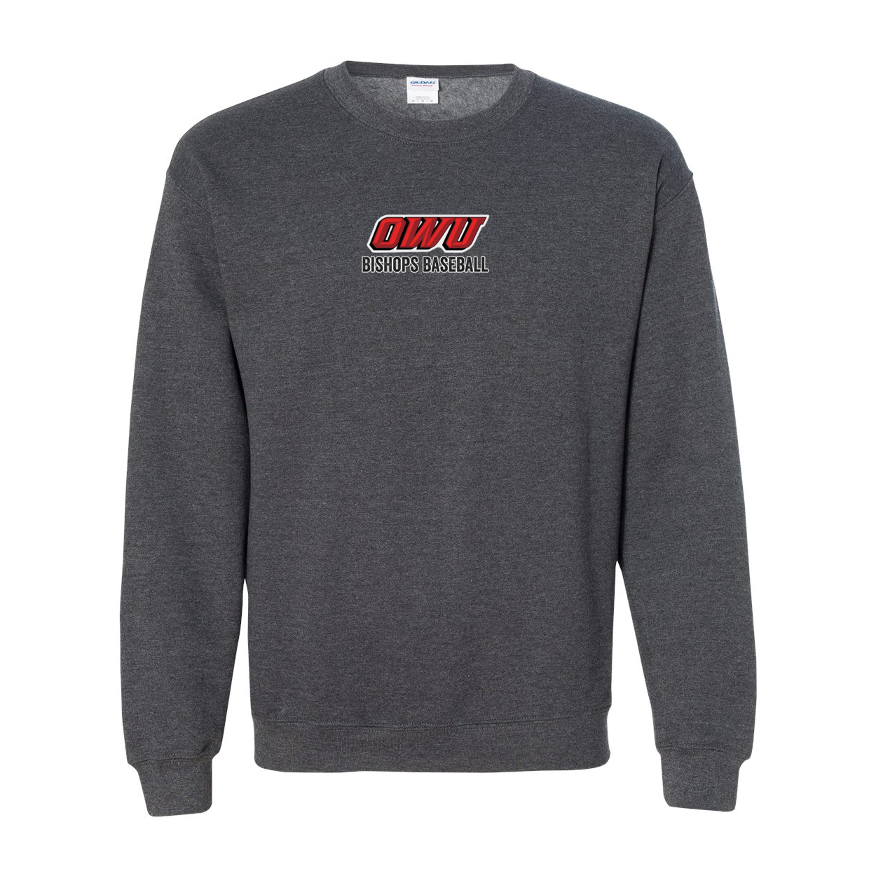 Adult Unisex Classic OWU Bishops Baseball Graphic Sweatshirt - Ohio Wesleyan University