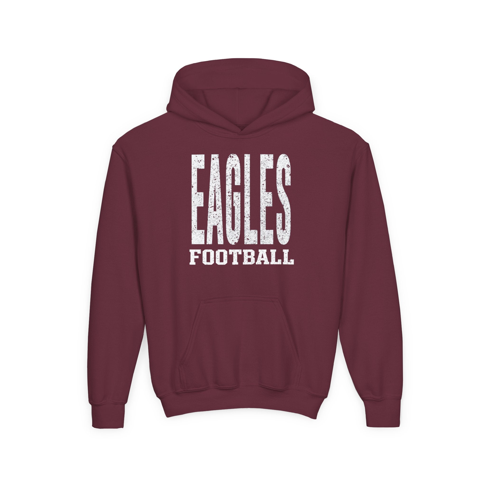Youth New Albany Football Distressed Enlarged Graphic Hoodie