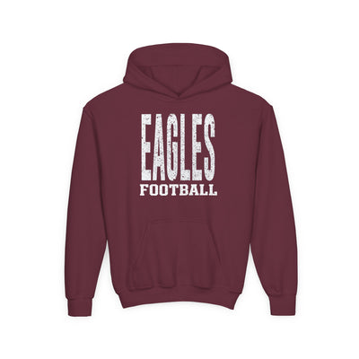 Youth New Albany Football Distressed Enlarged Graphic Hoodie