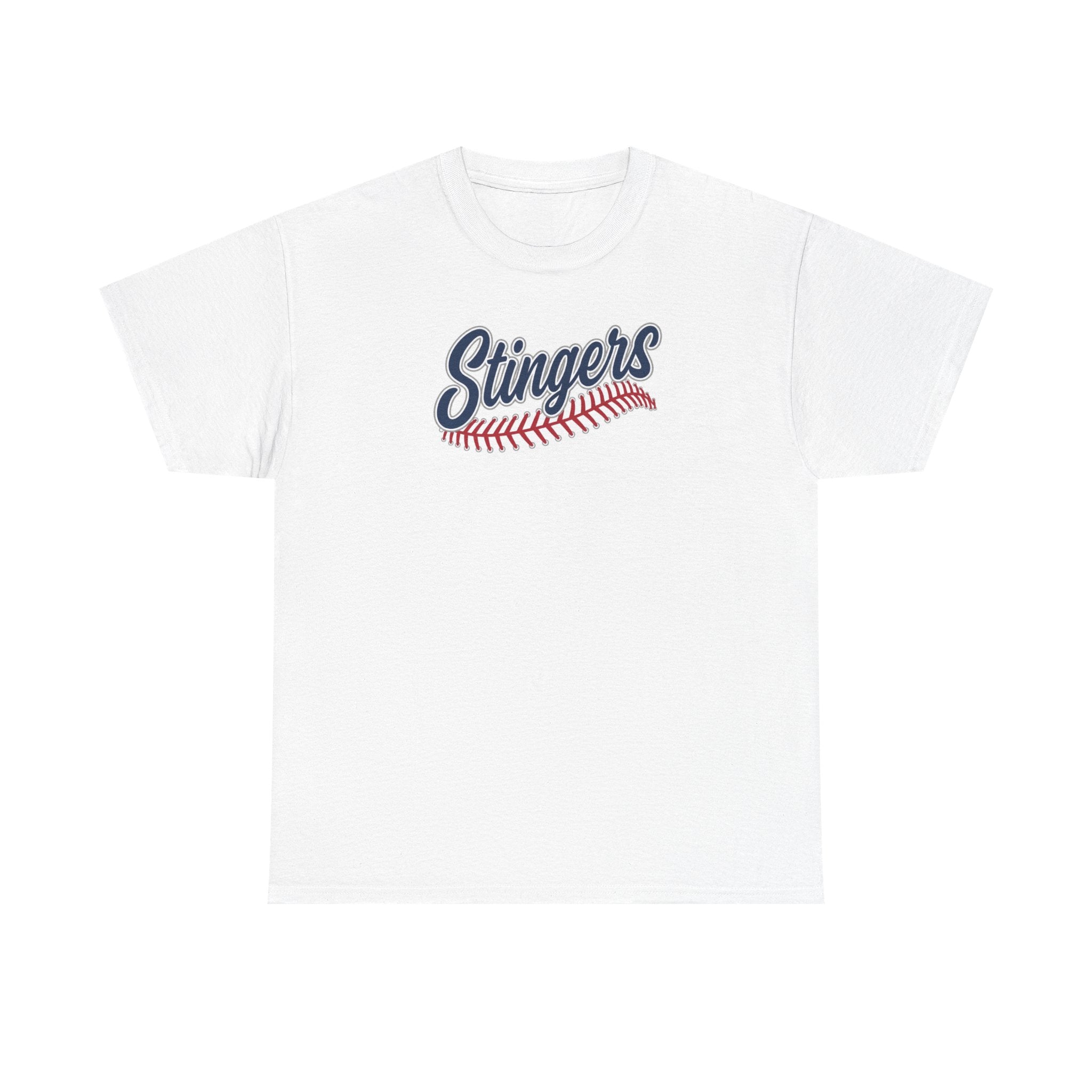 Adult Unisex Stingers Softball Stitches Graphic Short Sleeve Gildan Heavy Tee