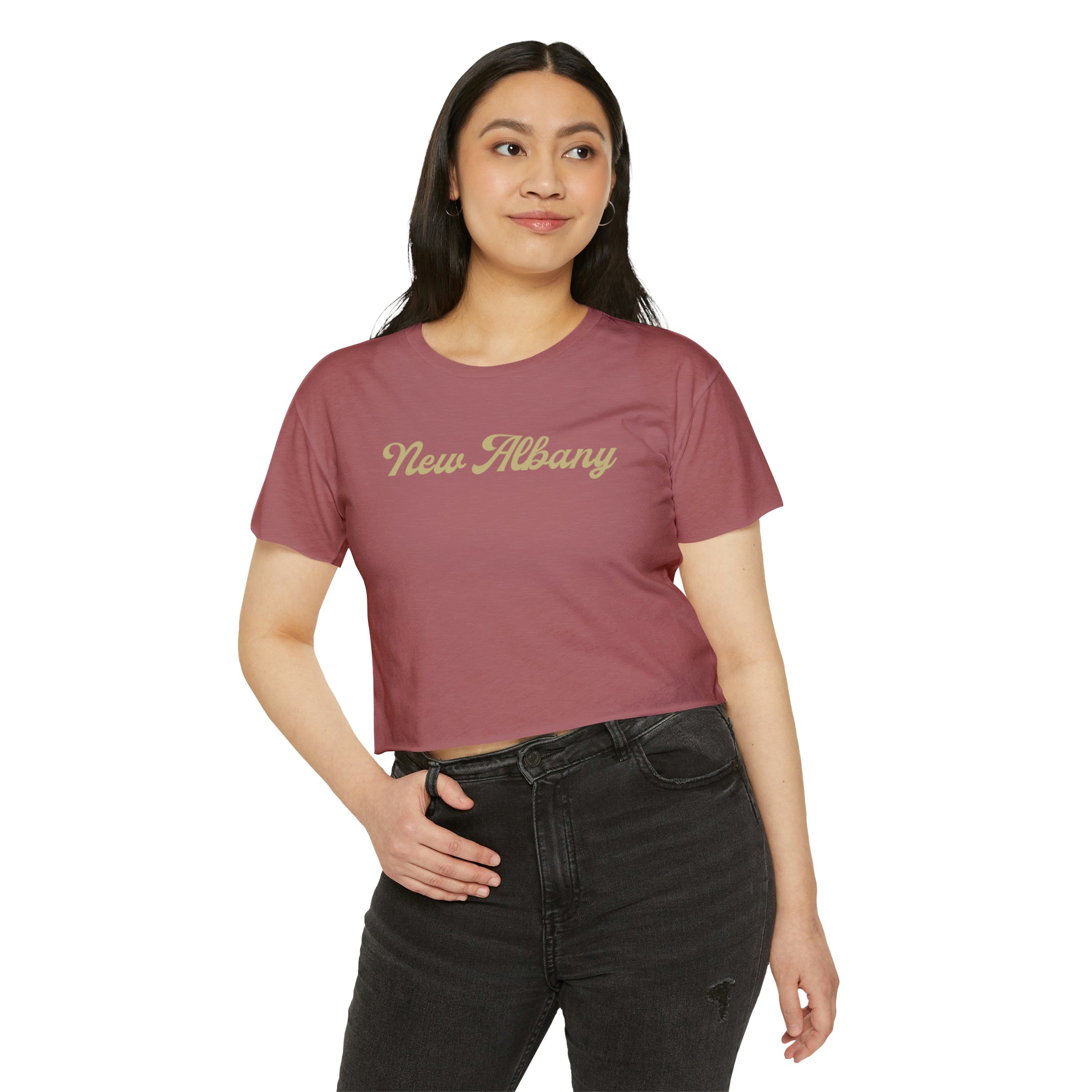 Women's City Pride Festival Crop Tee - New Albany