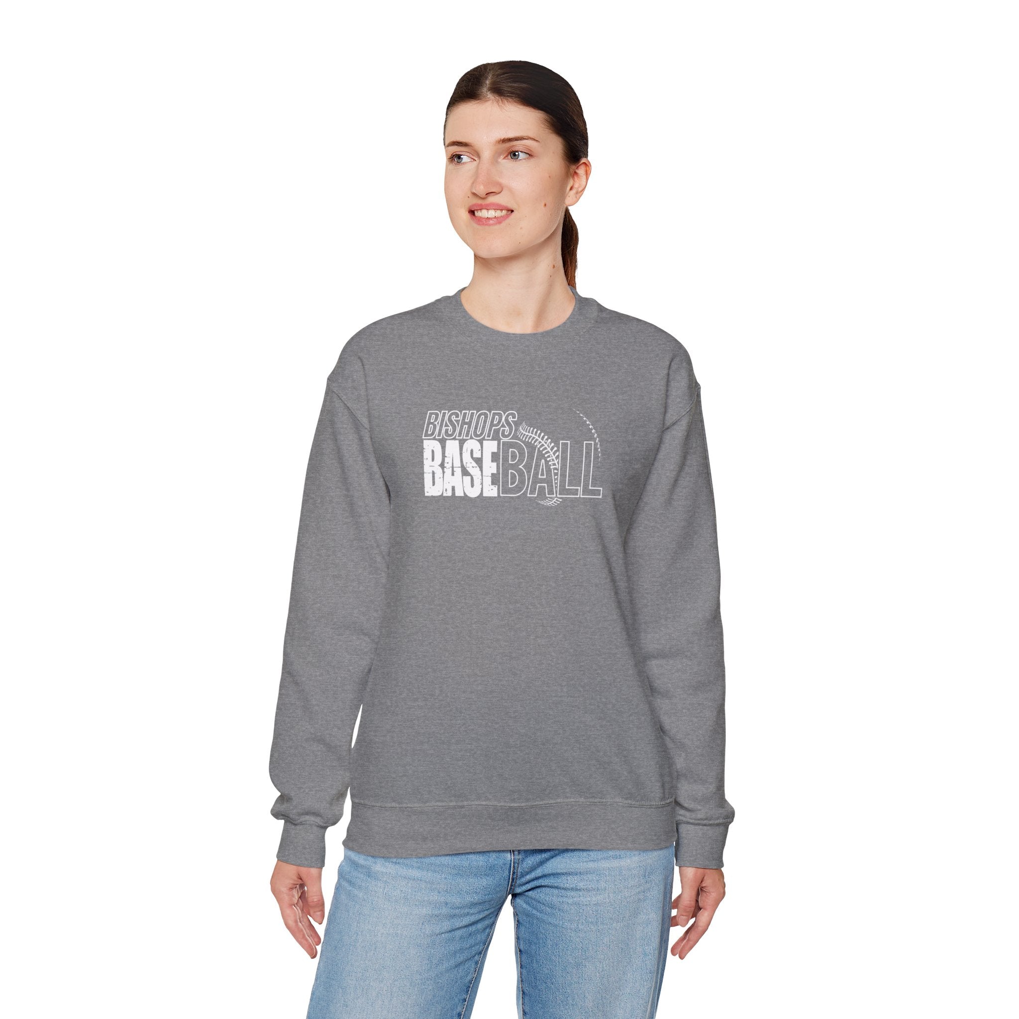 Adult Unisex Bishops Baseball Hardball Graphic Sweatshirt