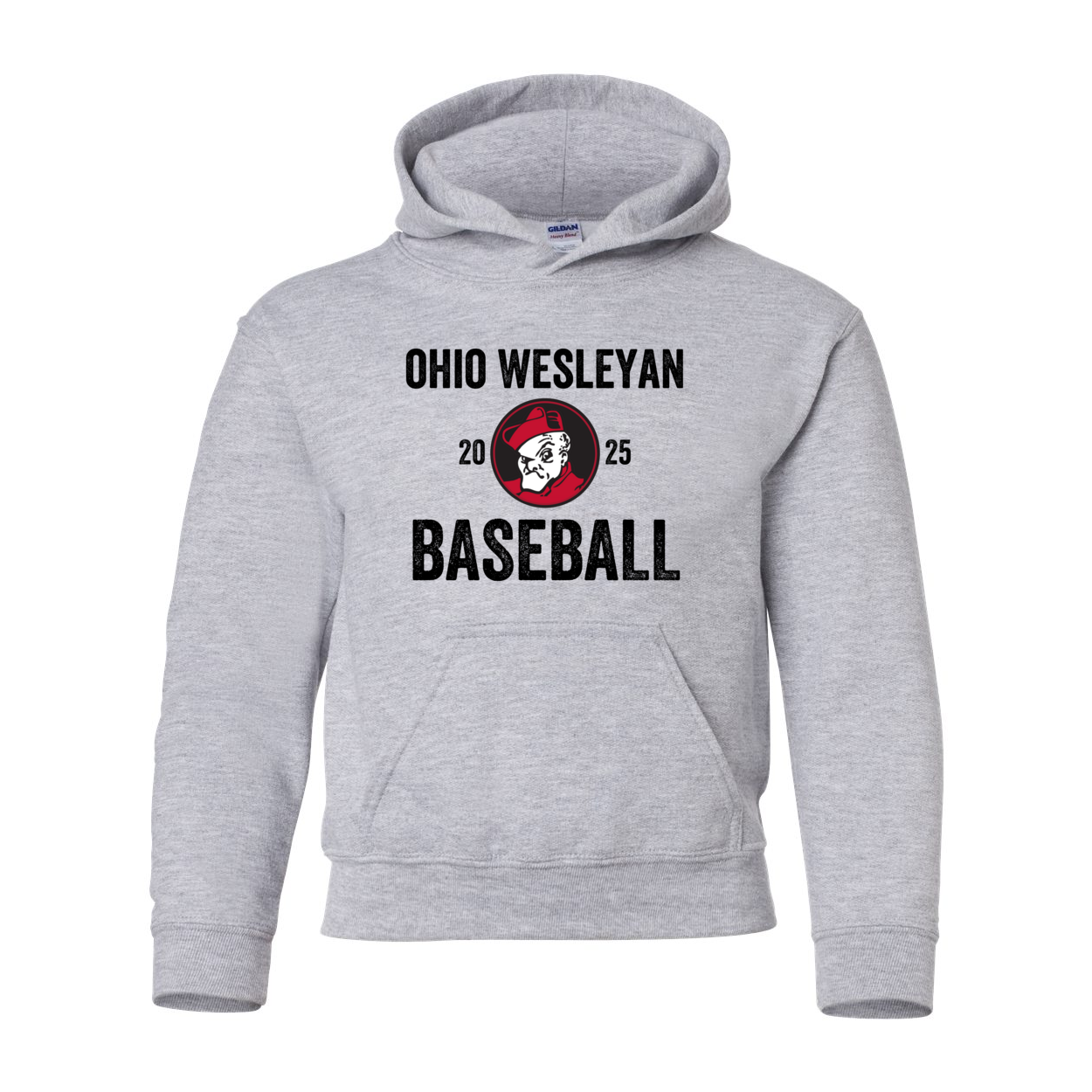 Youth OWU 2025 Baseball Graphic Hoodie Ohio Wesleyan University