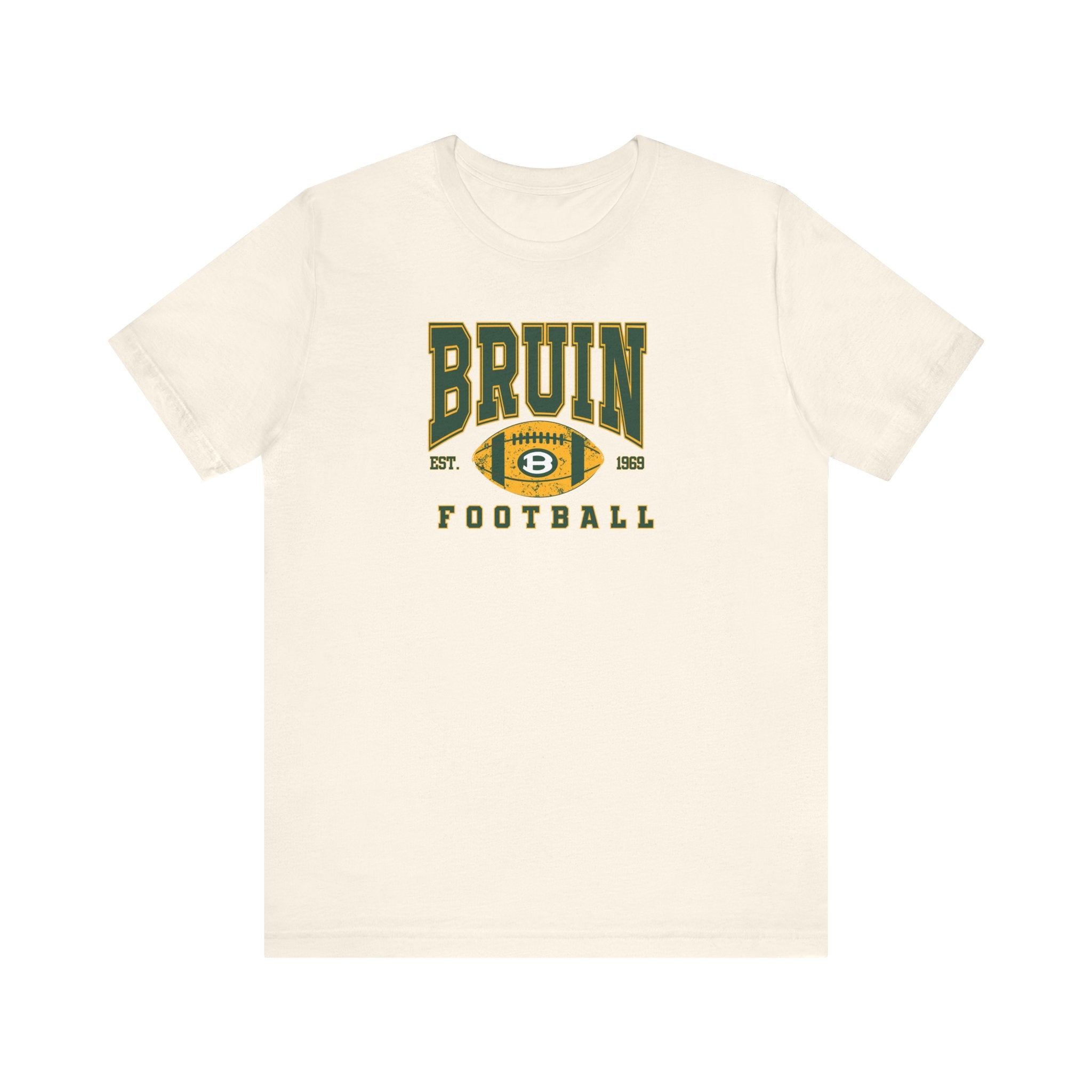 Adult Unisex Bruin Football Heritage Graphic Short Sleeve Soft Tee