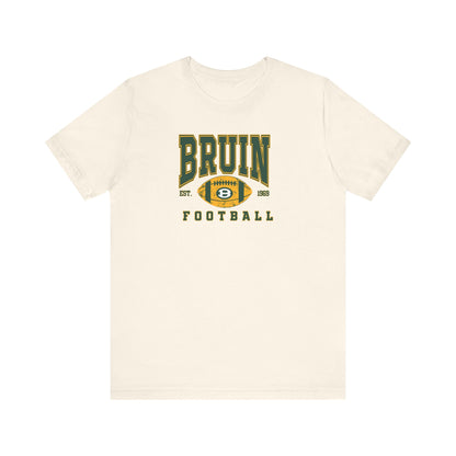 Adult Unisex Bruin Football Heritage Graphic Short Sleeve Soft Tee