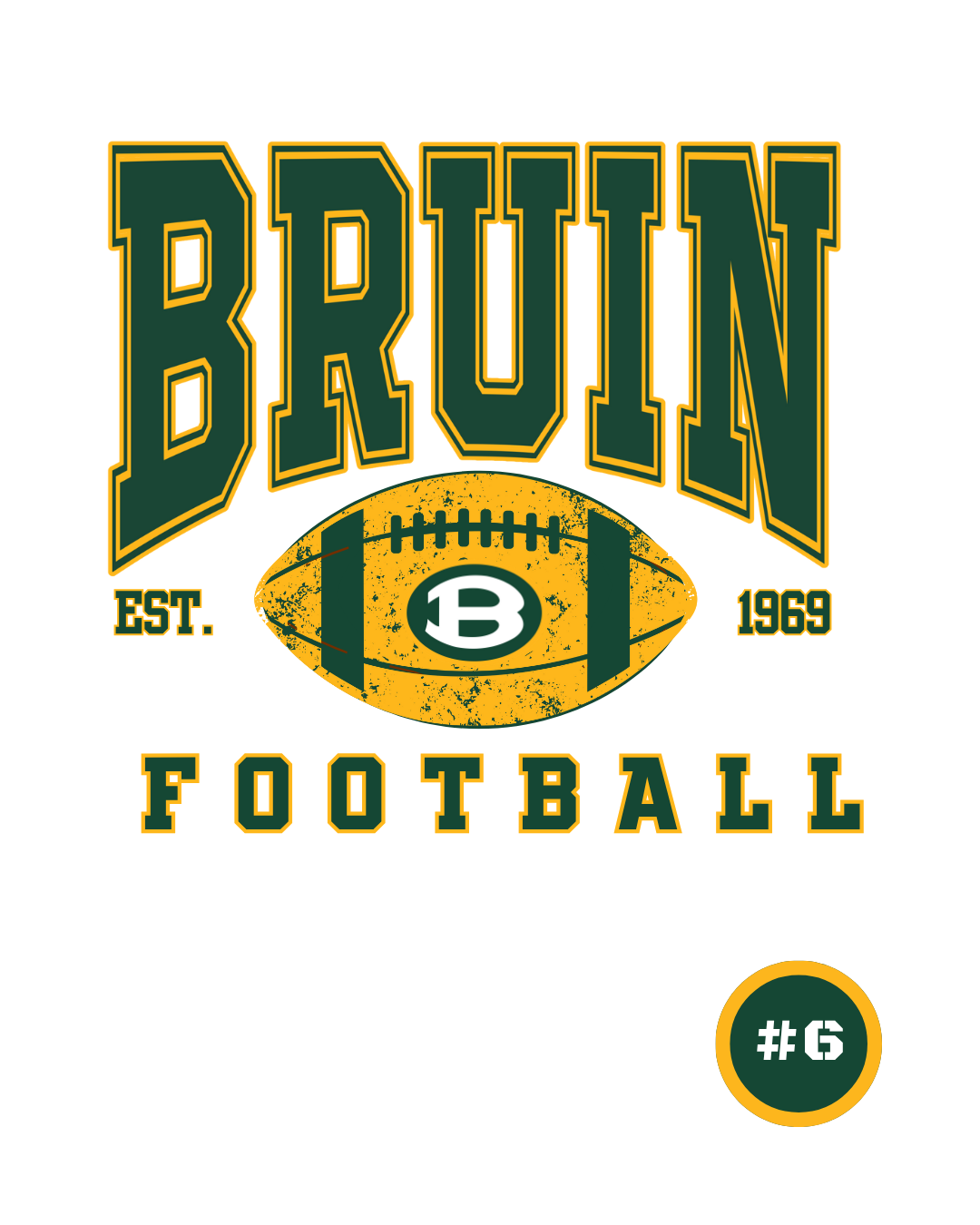 Adult Unisex Choose your Graphic Sweatshirt with Customized Back - Brooke Bruins
