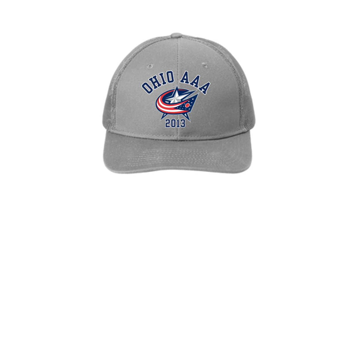 Adult Unisex Ohio AAA Blue Jackets Snapback Trucker Hat