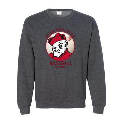 Adult Unisex 1842 Bishops Baseball Graphic Sweatshirt - Ohio Wesleyan University