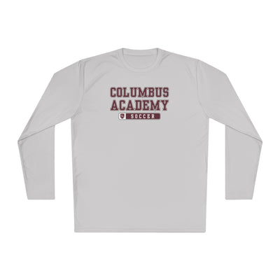 Adult Unisex Columbus Academy Soccer Graphic Sport-Tek Competitor Performance Long Sleeve Tee