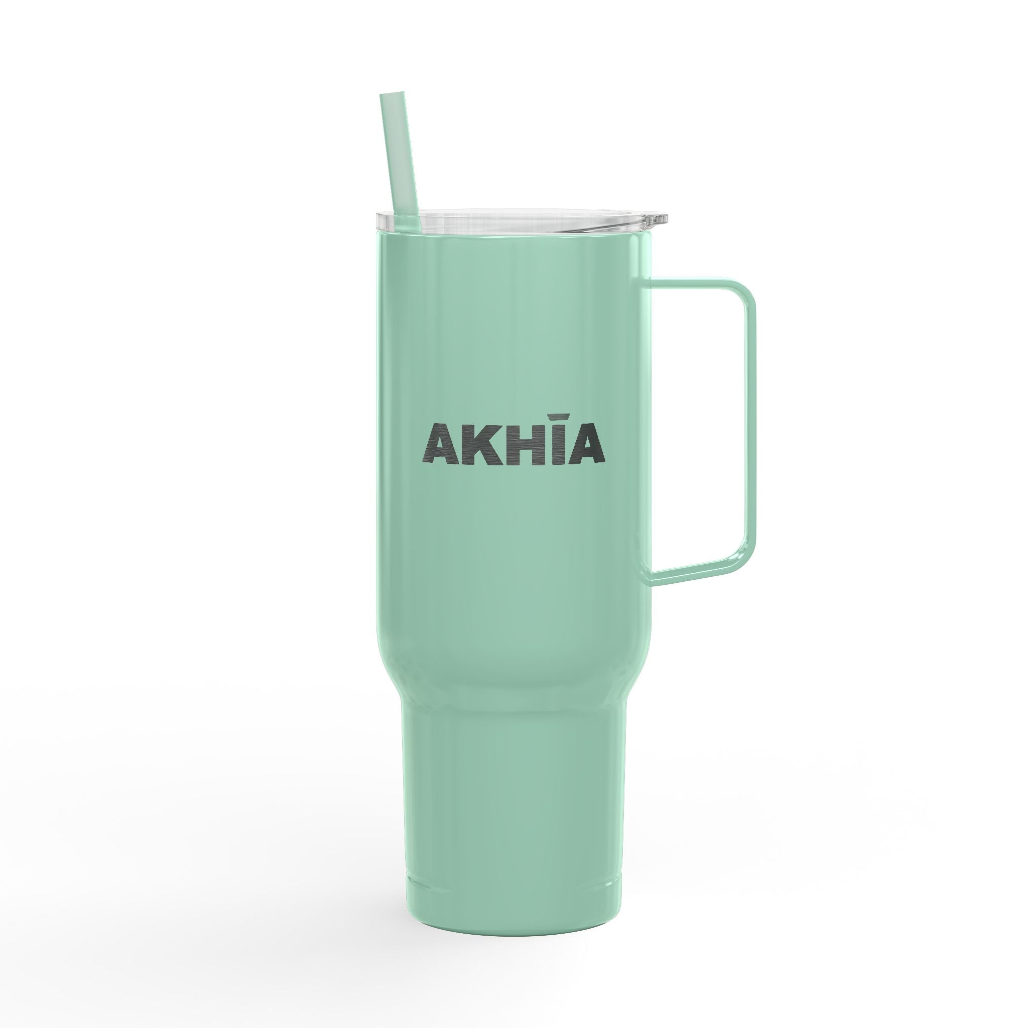 Ahkia Logo Engraved 40oz Insulated Tumbler with Lid