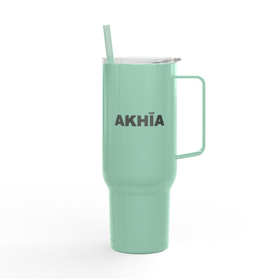 Ahkia Logo Engraved 40oz Insulated Tumbler with Lid